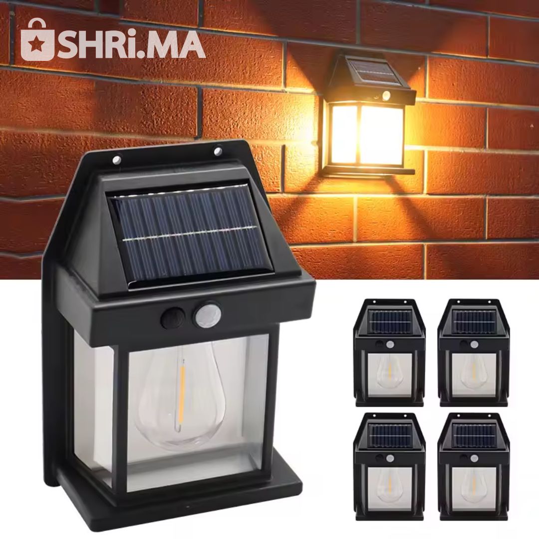 4/6/8 مصابح حائطية قوية تعمل بالطاقة الشمسية ومقاومة للماء، مصباح LED للمنزل والحديقة والسياج، مصباح ديكور حائطي يعمل بالطاقة الشمسية مزود بمستشعرالحركة